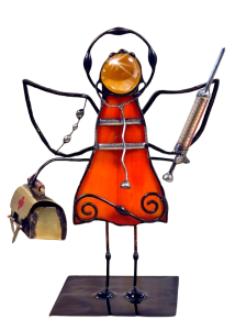 Aniołek witrażowy 3D RATOWNIK MEDYCZNY