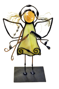 Aniołek witrażowy 3D FRYZJERKA