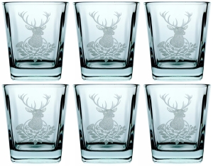 Komplet szklanek do whisky 290 ml  myśliwski Hubertus - 6 szt.