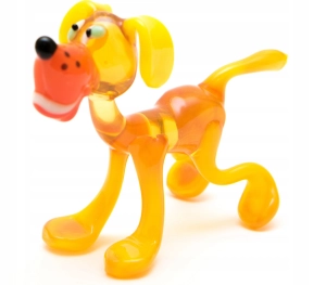 PIESEK Szklana FIGURKA PUPILEK rzeźba Prezent