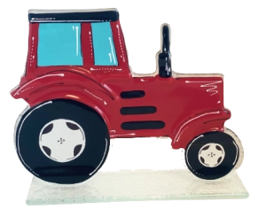 Forma szklana malowana TRAKTOR