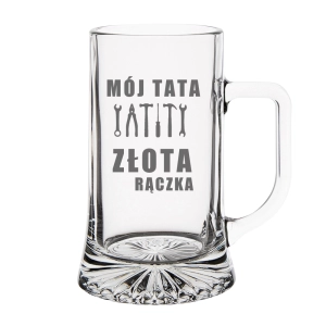 Kufel 500 ml Dzień Taty - ZŁOTA RĄCZKA