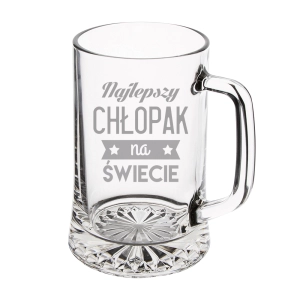 Kufel NAJLEPSZY CHŁOPAK NA ŚWIECIE - Dzień Chłopaka 500 ml 