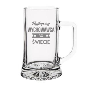 Kufel 500 ml Dzień Nauczyciela - NAJLEPSZY WYCHOWAWCA
