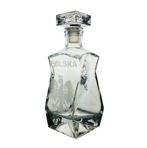 Karafka do whisky 750 ml whisky Orzeł POLSKA